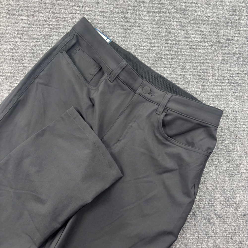 Greg Norman Golf Pants 30x32 Black Performance Stretch Tech Trousers NWT Mens